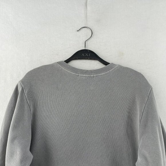 Agolde Los Angeles Sweatshirt Womens XS Gray Fleece Terry Crew Neck 3/4 Sleeves - Picture 10 of 13